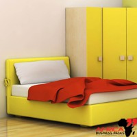 Bedroom Set - Bright Yellow